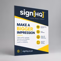 Custom printed Dibond aluminium composite sign